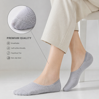 Men's 6 Pair Summer Ultra-Thin Nylon Ankle Socks: Breathable, Non-Slip, & Comfortable