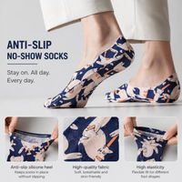 Men's 12-Pack Stylish Cooling Boat Socks
