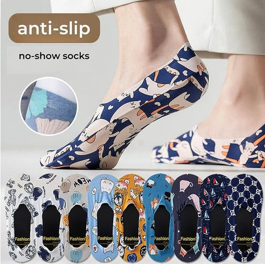 Men's 12-Pack Stylish Cooling Boat Socks