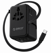 70W Multi-Port Universal Travel Adapter