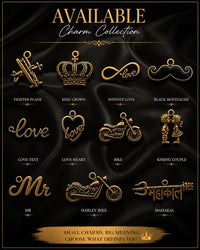 Customize Name & Charm Royal Craft Wallet