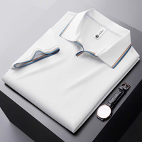 Goamen Premium Contrast Collar Polo T-Shirt