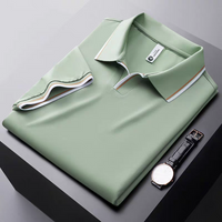 Goamen Premium Contrast Collar Polo T-Shirt